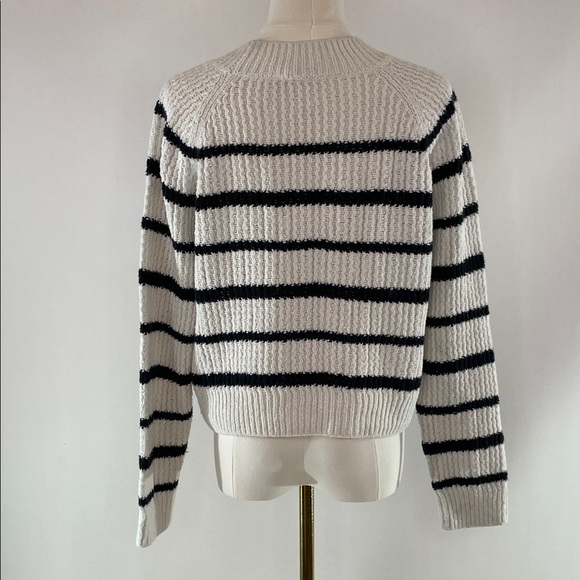 VINCE Ribbed Stripe Sweater, M - Picture 5 of 10